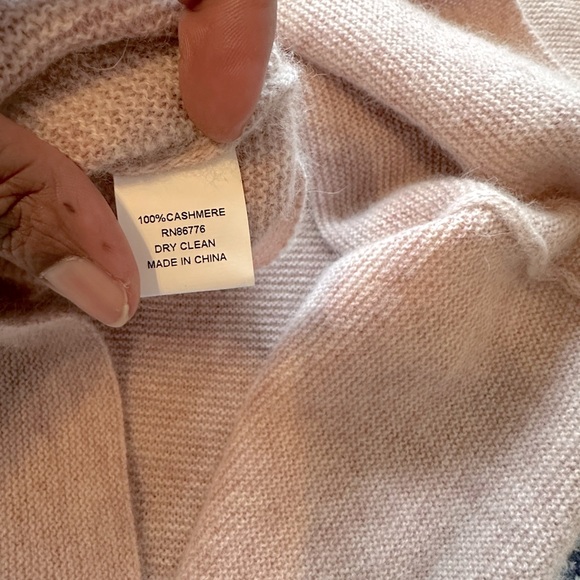 CASHMERE OTTOMAN SLOUCHY SWEATER |SIZE M/L - Picture 8 of 8